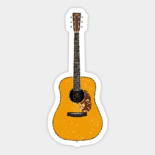 Clarence White Iconic Acoustic Guitar Sticker